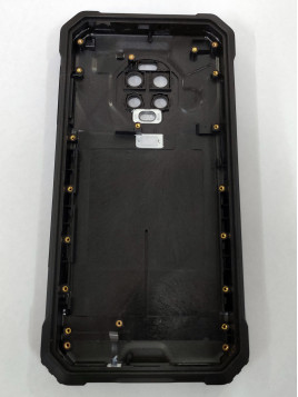 Carcasa trasera o tapa trasera negra para Blackview Oscal S60