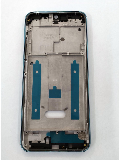 Carcasa central o marco azul para Blackview A95 calidad premium