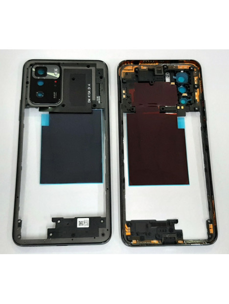 Carcasa trasera o marco negro para Xiaomi Poco X3 GT mas cubierta camara calidad premium