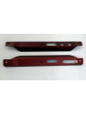 Set 2 embellecedores laterales rojo para Doogee V20 calidad premium