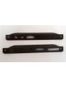 Set 2 embellecedores laterales gris para Doogee V20 calidad premium