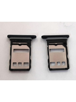 Soporte o bandeja dual sim negra para Huawei Nova 9 NAM-AL00 calidad premium