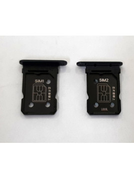 Soporte o bandeja dual sim negra para Oppo Reno 6 5G CPH2251 calidad premium