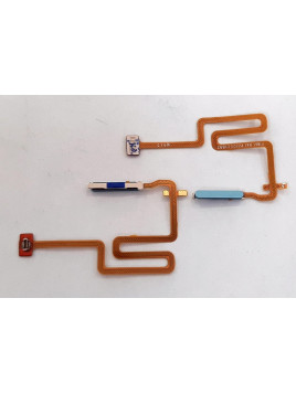 Flex boton home azul para Oppo A76 CPH2375 calidad premium