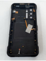 Tapa trasera o tapa bateria negra para Doogee S97 Pro mas boton rojo