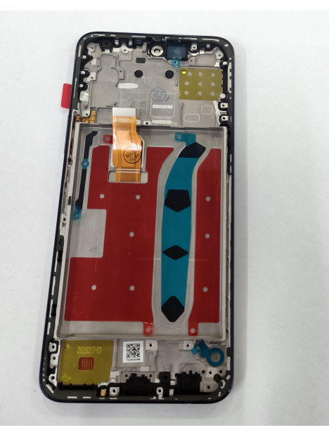 Pantalla lcd para Huawei Honor X8 mas tactil negro mas marco azul calidad premium