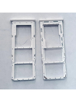 Soporte o bandeja dual sim blanco para Samsung Galaxy A23 4G SM-A235 calidad premium