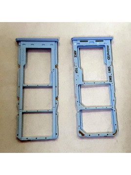 Soporte o bandeja dual sim azul para Samsung Galaxy A23 4G SM-A235 calidad premium