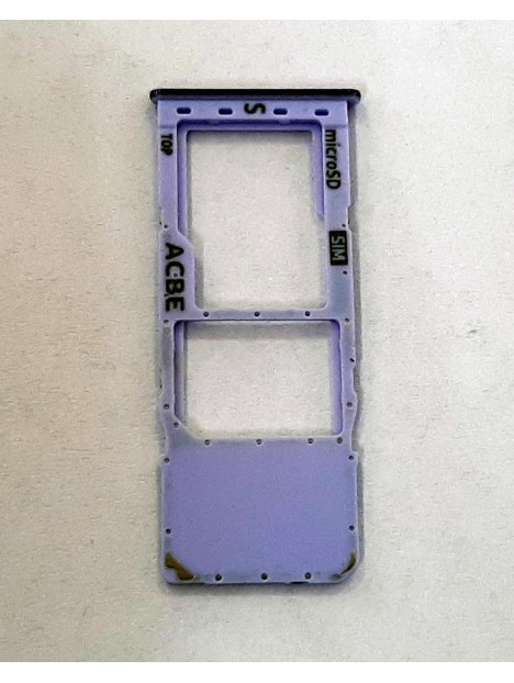 Soporte o bandeja single sim purpura para Samsung Galaxy A32 SM-A325 calidad premium