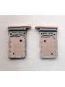 Soporte o bandeja dual sim rosa para Samsung Galaxy S21 5G SM-G991 calidad premium