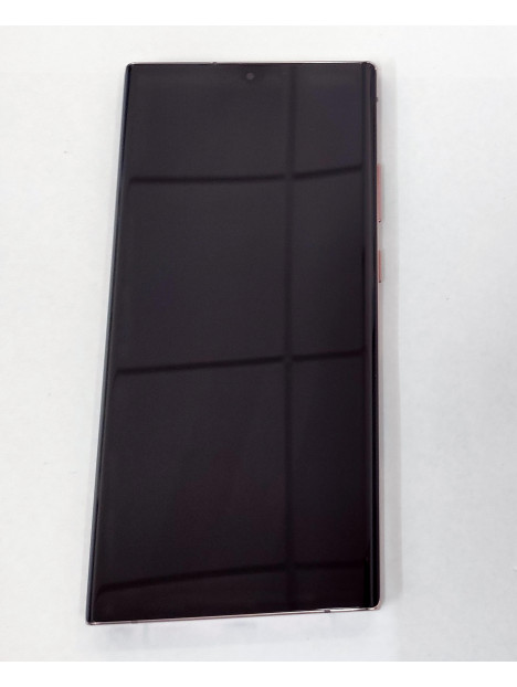 Pantalla lcd para Samsung Galaxy Note 20 Ultra SM-N986F mas tactil negro mas marco dorado calidad premium