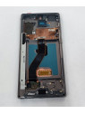 Pantalla lcd para Samsung Galaxy Note 10 N970 SM-N970F mas tactil negro mas marco plata calidad premium
