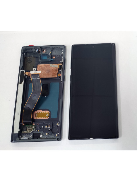 Pantalla lcd para Samsung Galaxy Note 10 N970 SM-N970F mas tactil negro mas marco negro calidad premium