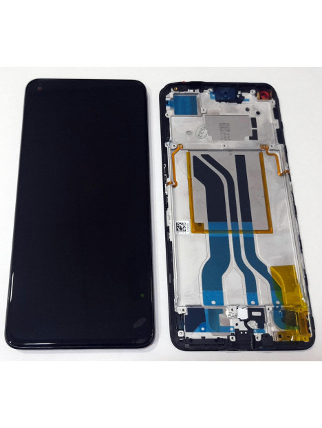 Pantalla lcd para Realme GT2 mas tactil negro mas marco Service Pack Premium