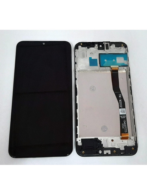 Pantalla lcd para Samsung Galaxy M20 SM-M205F mas tactil negro mas marco negro calidad premium SM-M205D