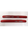 Set 2 embellecedores laterales rojos para Doogee S98 calidad premium