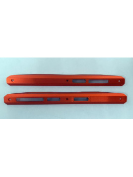 Set 2 embellecedores laterales naranjas para Doogee S98 calidad premium