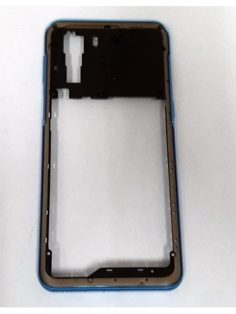 Carcasa central o marco azul para Ulefone Note 13P calidad premium