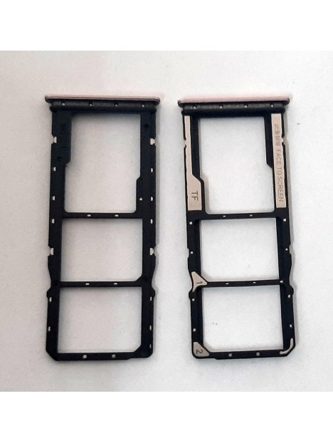 Soporte o bandeja sim rosa para Xiaomi Redmi 10C calidad premium