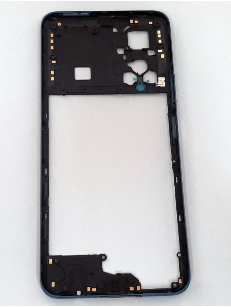 Carcasa central o marco azul para Huawei Honor X7 calidad premium