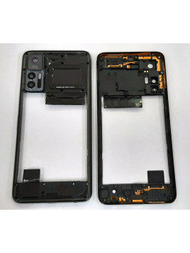 Carcasa trasera o marco negro para TCL 30 5G T676 calidad premium