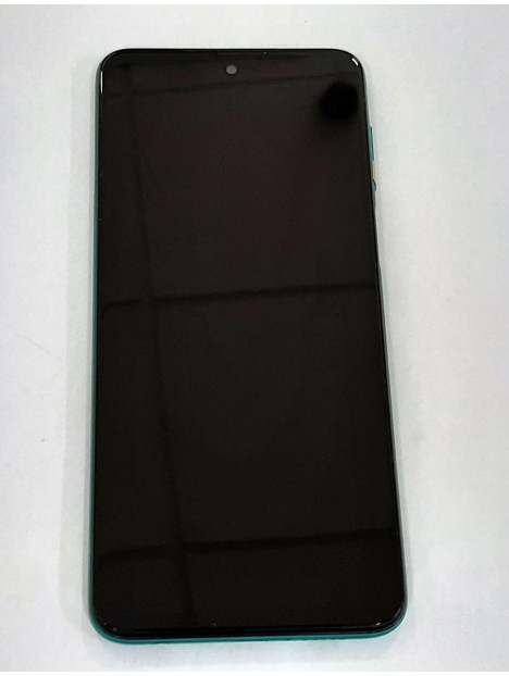 Pantalla lcd para Xiaomi Redmi Note 9s Note 9 Pro mas tactil negro mas marco verde compatible