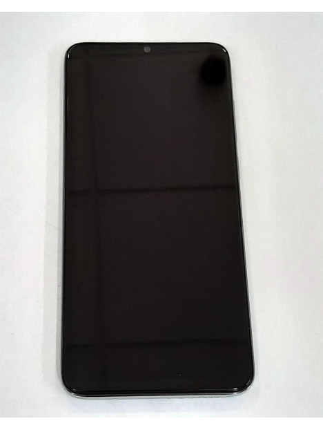 Pantalla lcd para Xiaomi Redmi Note 8 Pro Red Rice Note 8 Pro mas tactil negro mas marco plata compatible (dual sim