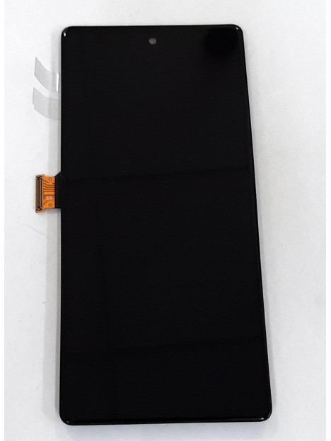 Pantalla lcd para Google Pixel 6A mas tactil negro mas marco negro calidad premium