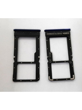 Soporte o bandeja dual sim azul para Xiaomi Poco X3 Pro calidad premium