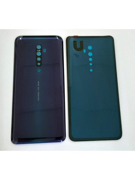 Tapa trasera o tapa bateria azul para Oppo Reno 2 CPH1907 PCKM00 PCKT00