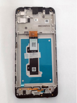 Pantalla lcd para Motorola Moto E32 XT2227 5D68C20684 mas tactil negro mas marco negro Service Pack