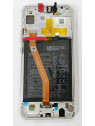 Pantalla lcd para Huawei P Smart Plus Nova 3i INE-LX1 02352BUK mas tactil negro mas marco plata mas bateria Service