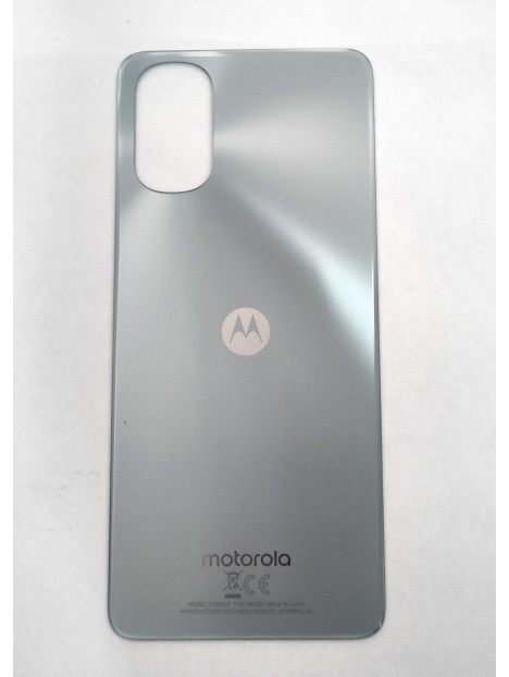 Tapa trasera o tapa bateria plata para Motorola Moto E32S XT2229 5S58C20815 Service Pack