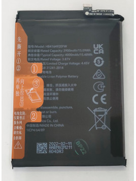 Bateria HB416492EFW 4000mAh para Huawei Honor X8 Service Pack