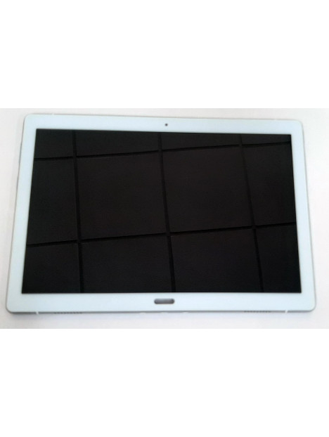 Pantalla lcd para Lenovo Tab Pro Tab 5 10 Plus x705 x705l x705f x705n mas tactil blanco mas marco plata calidad pre