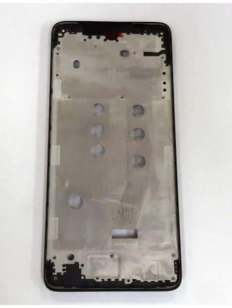 Carcasa central o marco negro para Motorola Moto G62 5G calidad premium