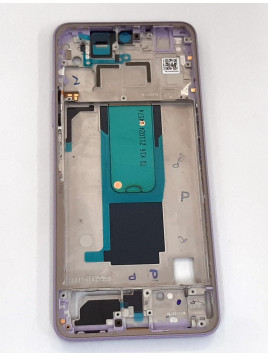 Carcasa central o marco purpura para Xiaomi Redmi Note 11 Pro Plus 5G calidad premium