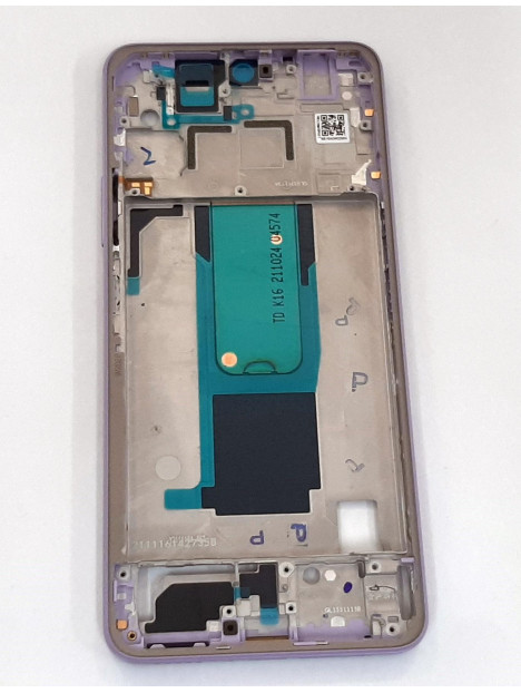 Carcasa central o marco purpura para Xiaomi Redmi Note 11 Pro Plus 5G calidad premium