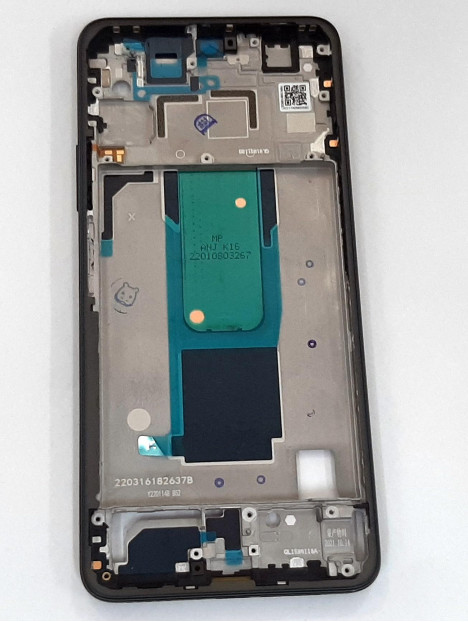 Carcasa central o marco verde para Xiaomi Redmi Note 11 Pro Plus 5G calidad premium