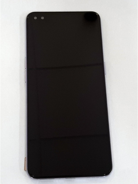 Pantalla lcd para Oppo Reno 4 mas tactil negro mas marco lila compatible