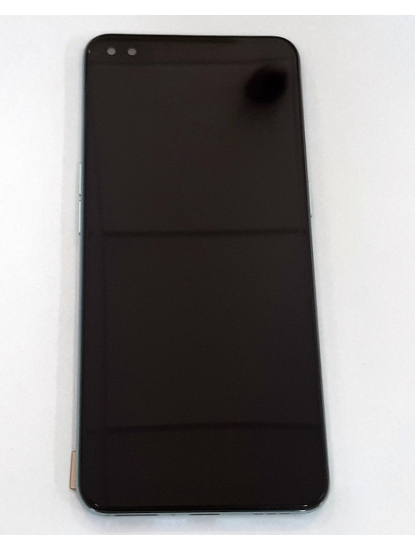 Pantalla lcd para Oppo Reno 4 mas tactil negro mas marco azul compatible