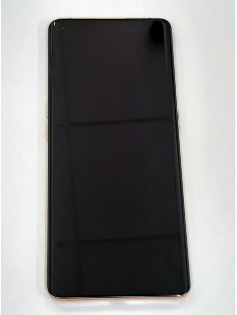 Pantalla lcd para Oppo Find X2 mas tactil negro mas marco dorado calidad premium