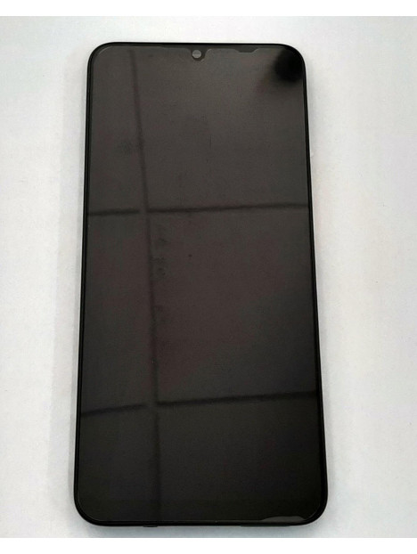 Pantalla lcd para Xiaomi Redmi 10A 560001C3L200 mas tactil negro mas marco negro Service Pack