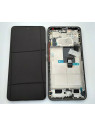 Pantalla lcd para Xiaomi MI 12 Lite 56000300L900 mas tactil negro mas marco negro Service Pack