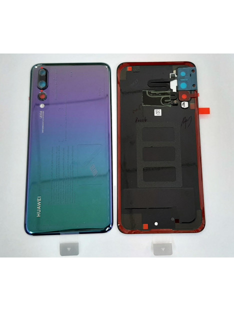 Tapa trasera o tapa bateria auroral para Huawei P20 Pro 02351WRX CLT-L04 CLT-L09 CLT-L29 mas cubierta camara Servic