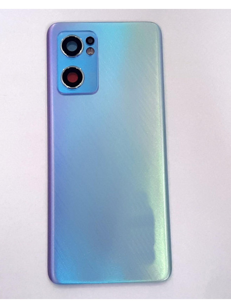 Tapa trasera o tapa bateria azul claro para Oppo Find X5 Lite CPH2371 mas cubierta camara