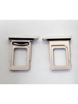 Soporte o bandeja dual sim blanca para IPhone 14 calidad premium