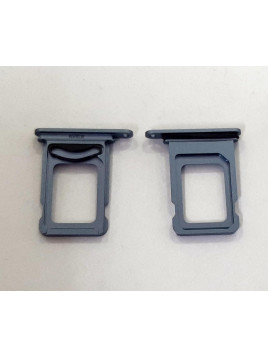 Soporte o bandeja dual sim azul para IPhone 14 calidad premium