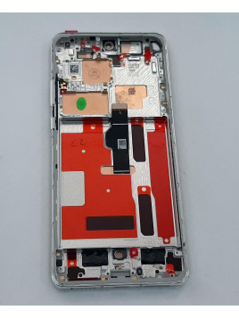 Pantalla lcd para Huawei P50 Pro mas tactil negro mas marco plata calidad premium