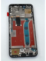 Pantalla lcd para Huawei Honor X8 Tiffany-L316 mas tactil negro mas marco azul compatible